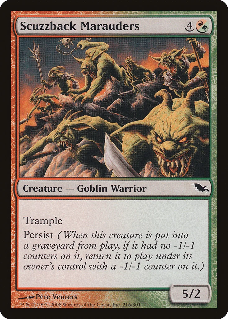 Scuzzback Marauders · Shadowmoor