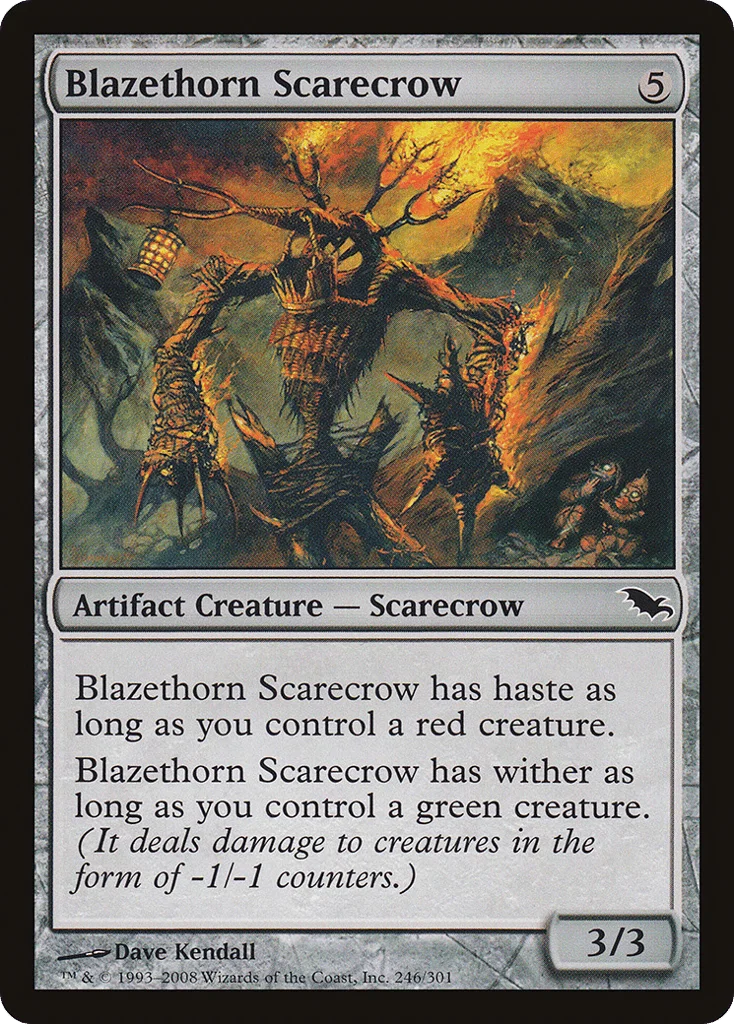 Blazethorn Scarecrow · Shadowmoor