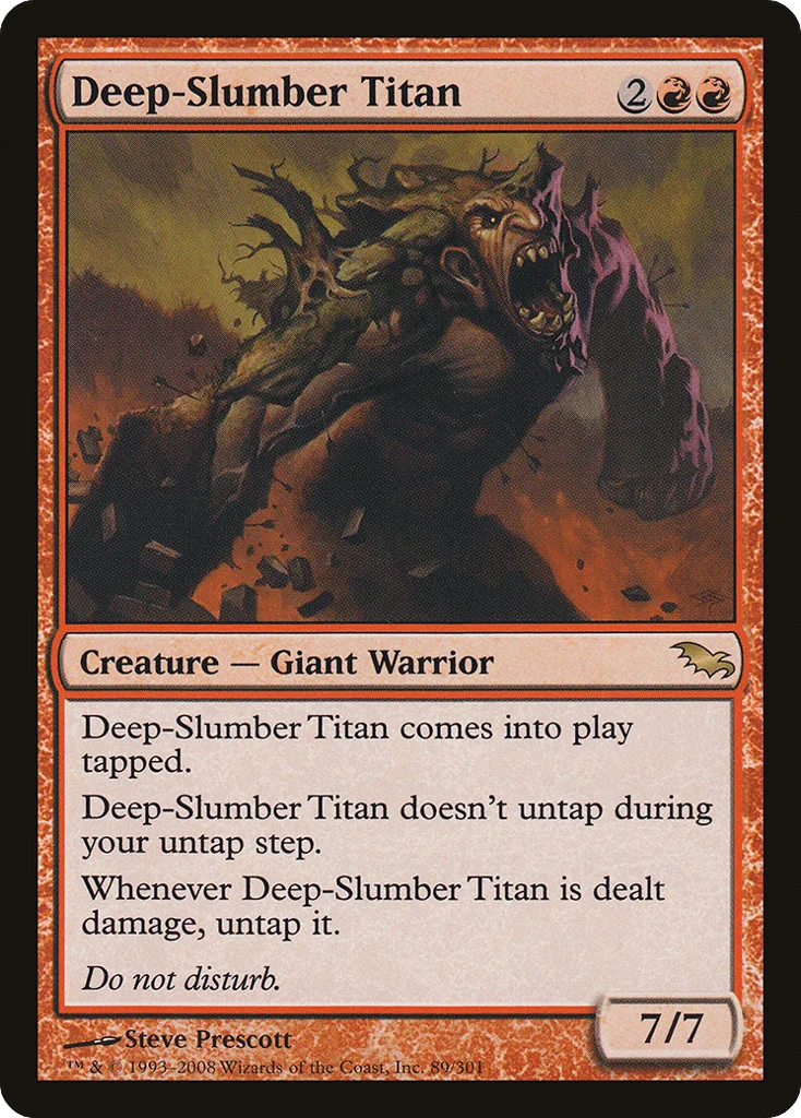 Deep-Slumber Titan · Shadowmoor