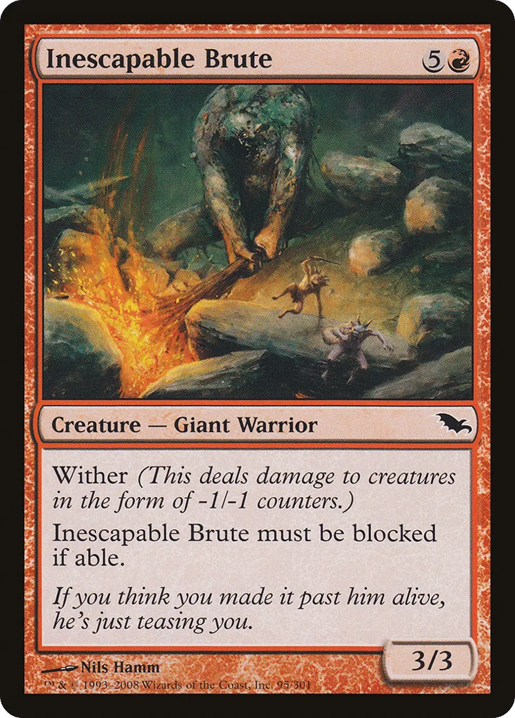 Inescapable Brute · Shadowmoor