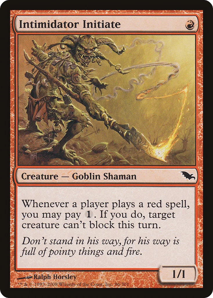 Intimidator Initiate · Shadowmoor