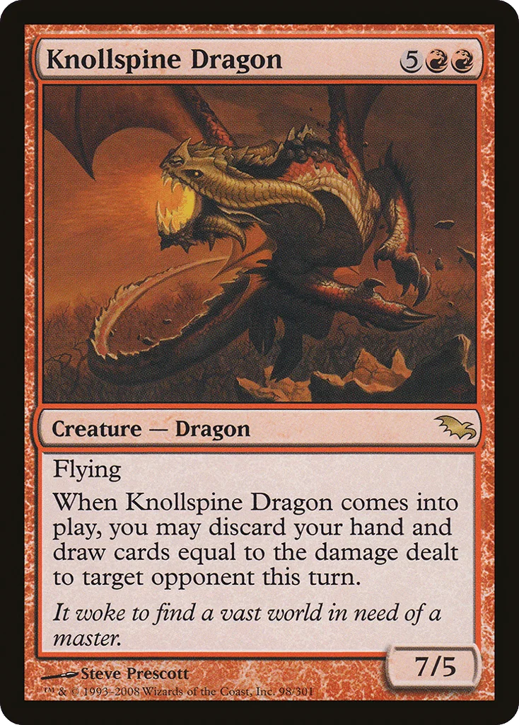 Knollspine Dragon · Shadowmoor