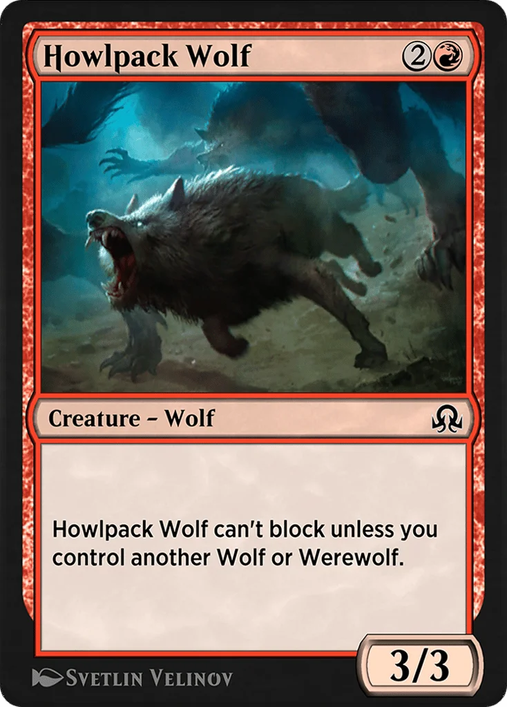 Howlpack Wolf · Shadows over Innistrad Remastered