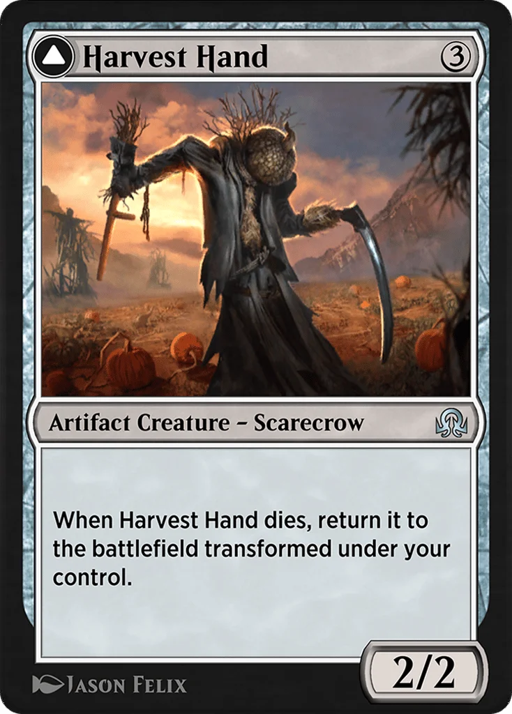 Harvest Hand // Scrounged Scythe · Shadows over Innistrad Remastered