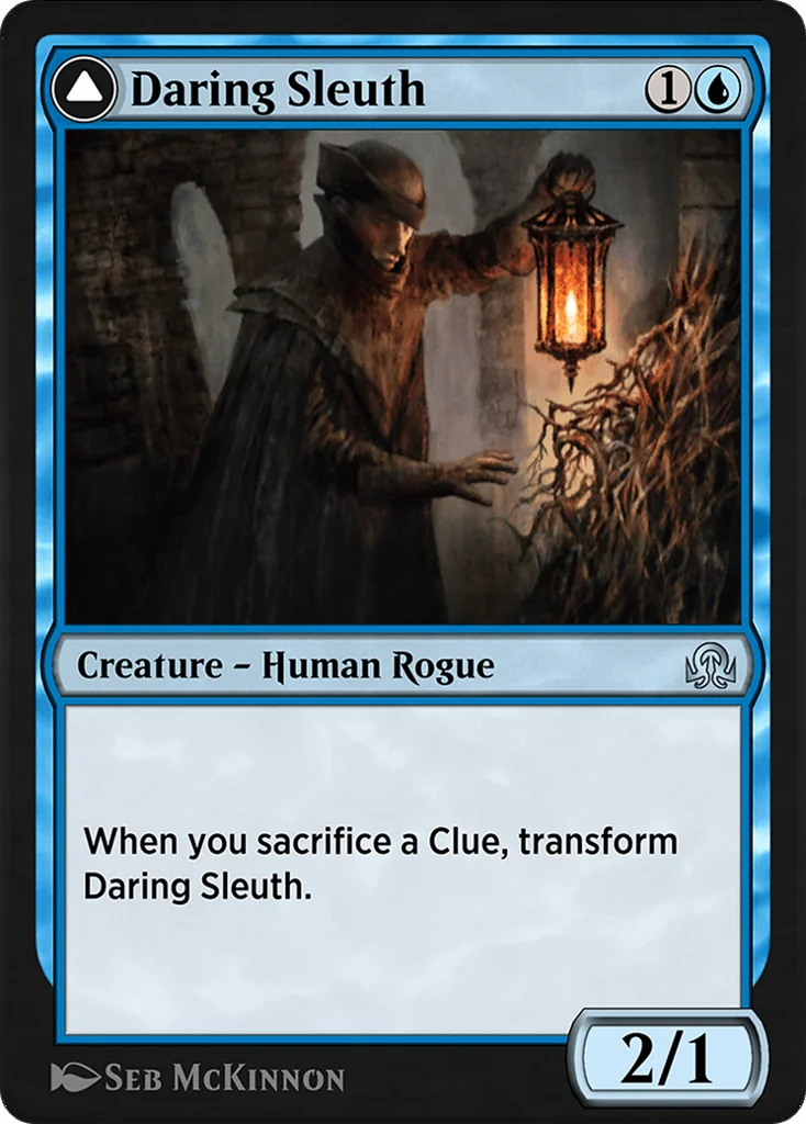 Daring Sleuth // Bearer of Overwhelming Truths · Shadows over Innistrad Remastered