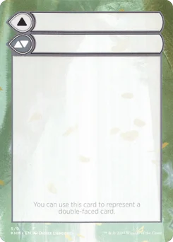 Double-Faced Substitute Card