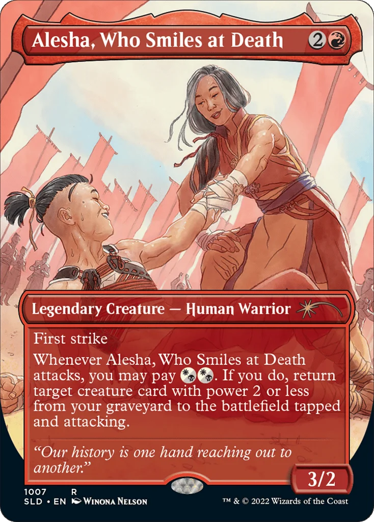 Alesha, Who Smiles at Death · Secret Lair Drop