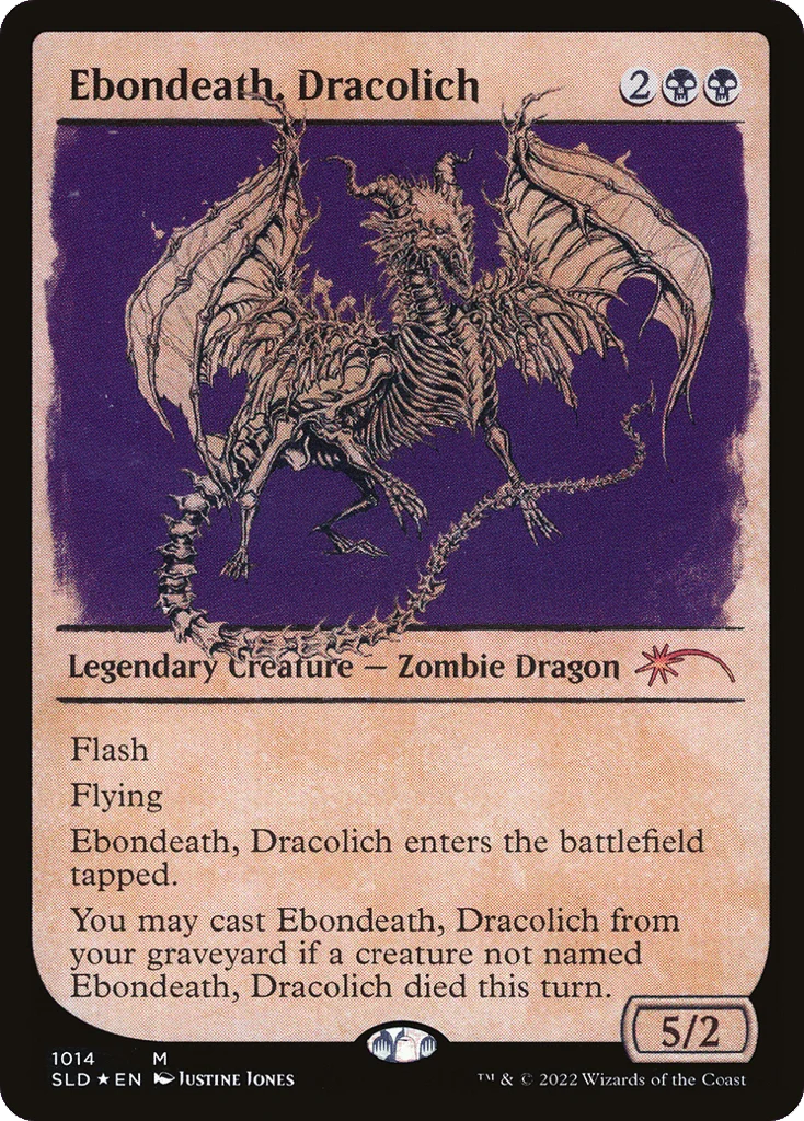 Ebondeath, Dracolich · Secret Lair Drop