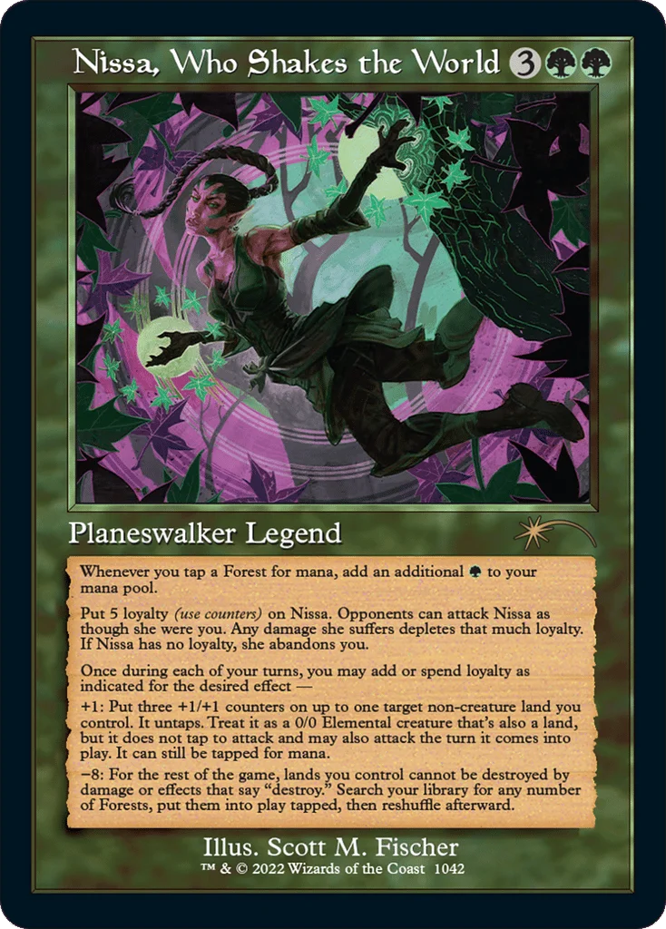 Nissa, Who Shakes the World · Secret Lair Drop