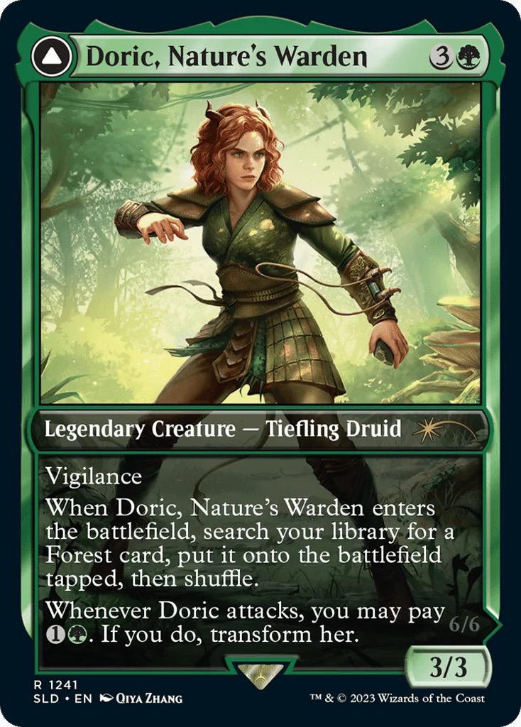 Casal, Lurkwood Pathfinder // Casal, Pathbreaker Owlbear · Secret Lair Drop