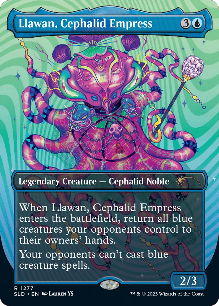 Llawan, Cephalid Empress · Secret Lair Drop
