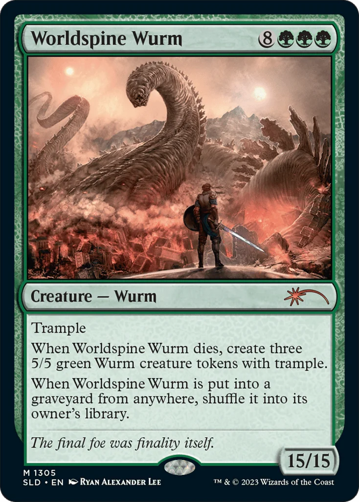 Worldspine Wurm · Secret Lair Drop
