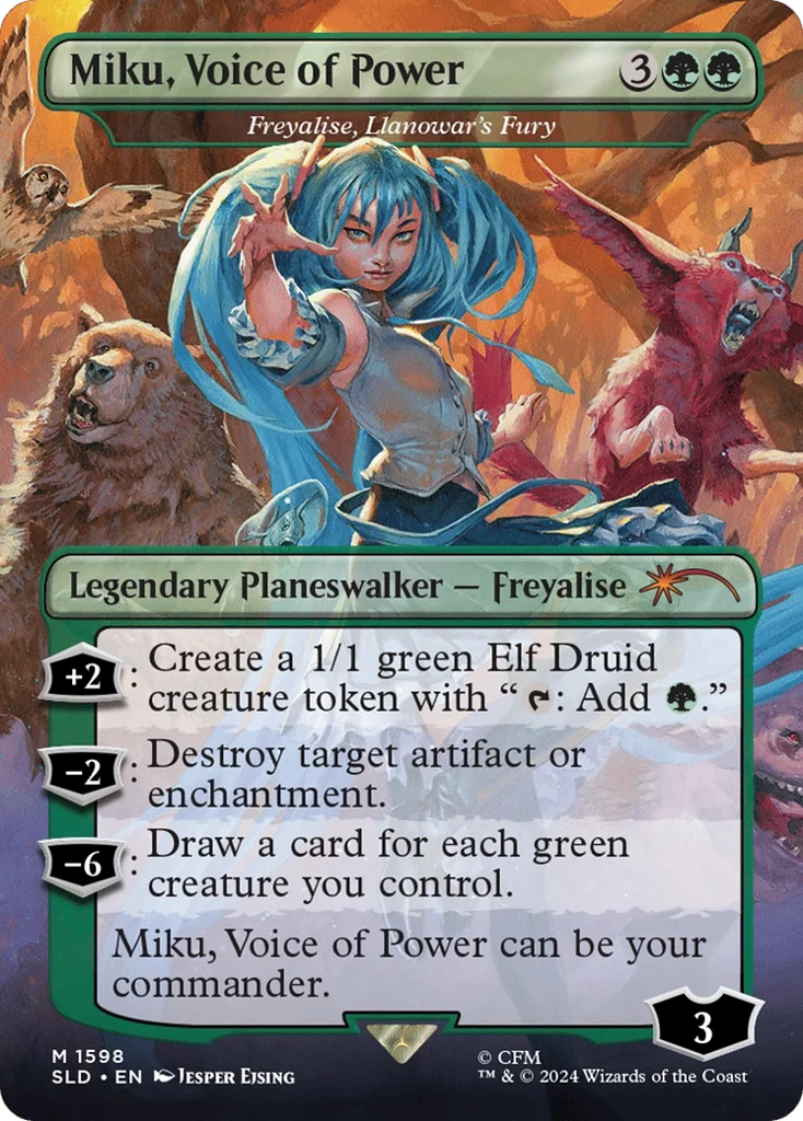 Freyalise, Llanowar's Fury · Secret Lair Drop