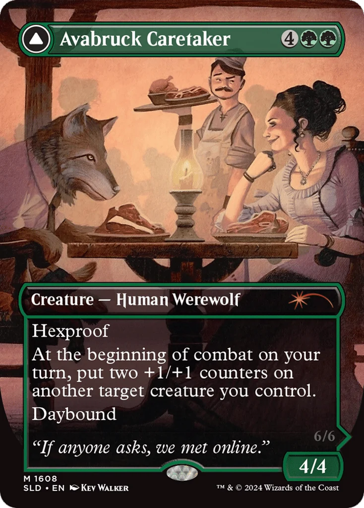 Avabruck Caretaker // Hollowhenge Huntmaster · Secret Lair Drop