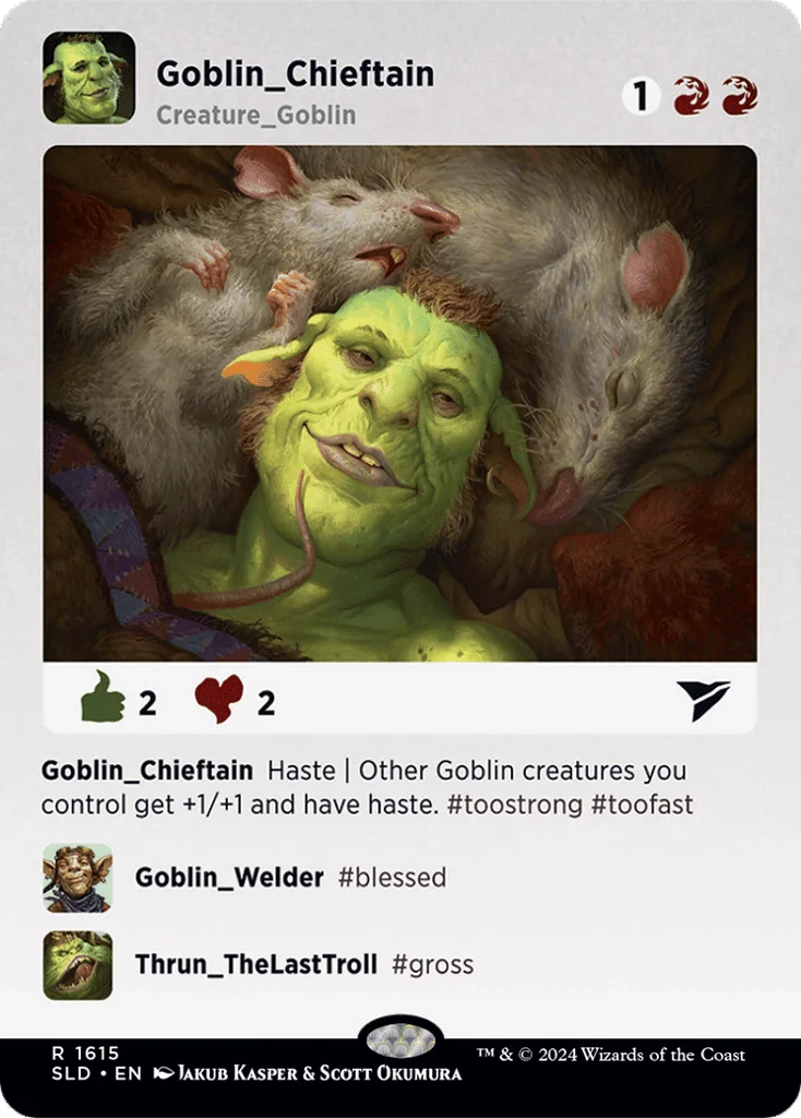Goblin Chieftain · Secret Lair Drop