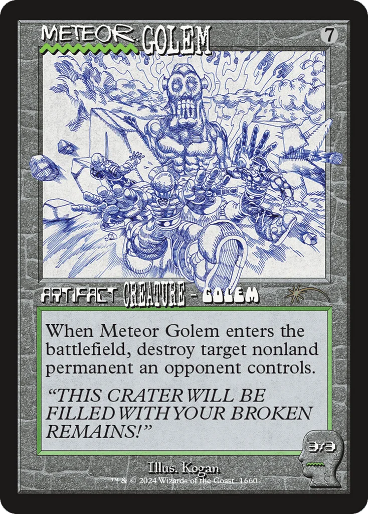 Meteor Golem · Secret Lair Drop