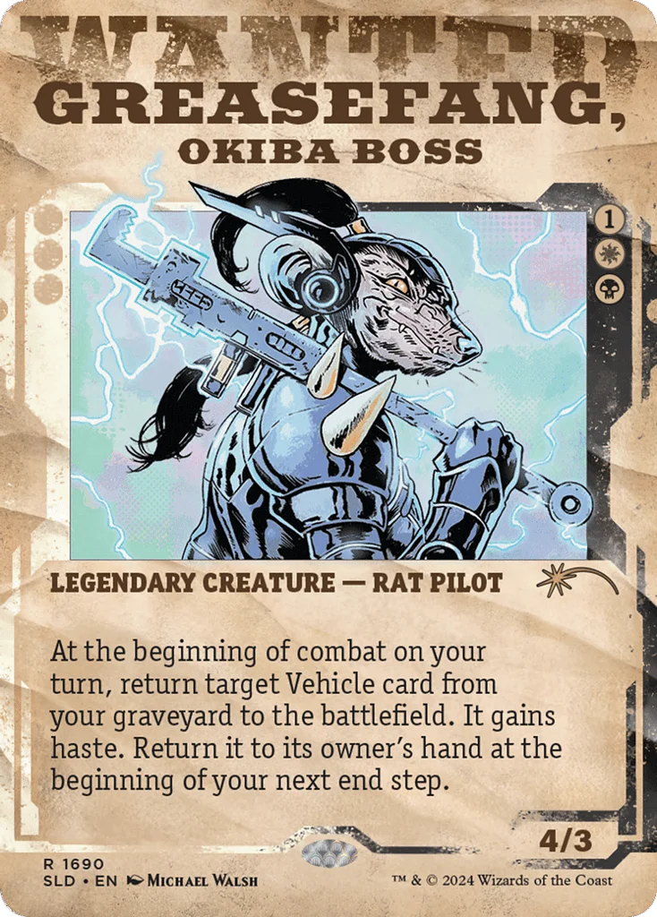 Greasefang, Okiba Boss · Secret Lair Drop