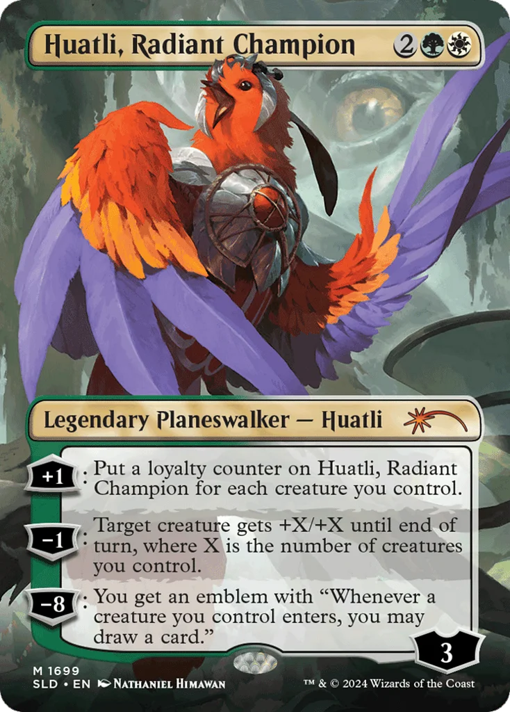 Huatli, Radiant Champion · Secret Lair Drop