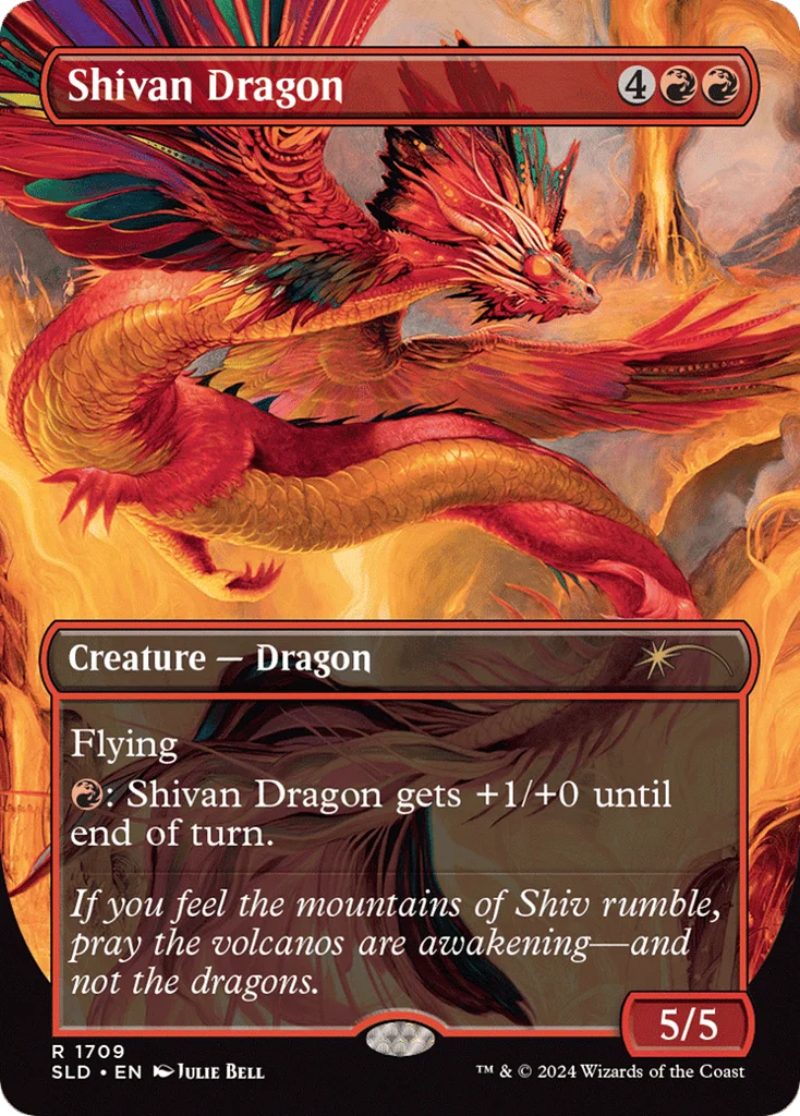Shivan Dragon · Secret Lair Drop