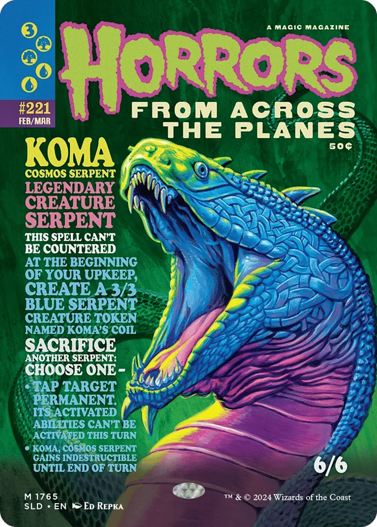 Koma, Cosmos Serpent · Secret Lair Drop