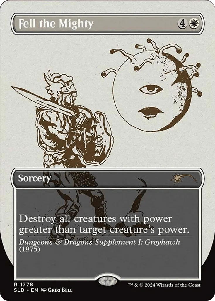 Fell the Mighty · Secret Lair Drop