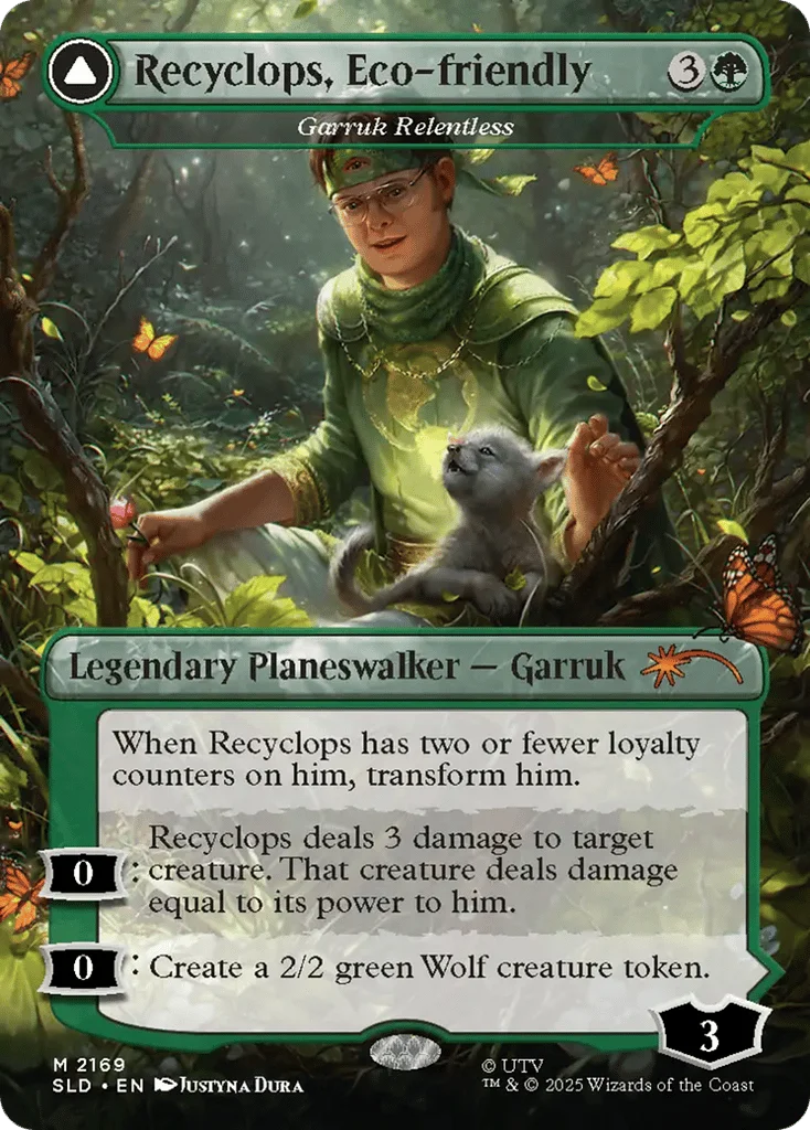 Garruk Relentless // Garruk, the Veil-Cursed · Secret Lair Drop