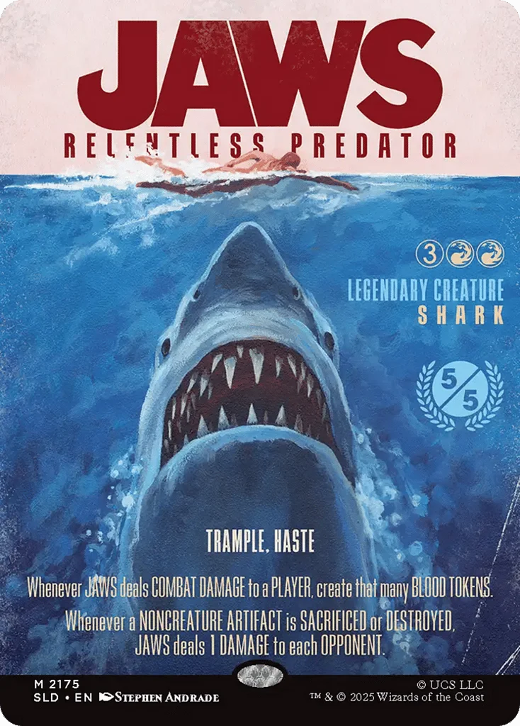 Jaws, Relentless Predator · Secret Lair Drop