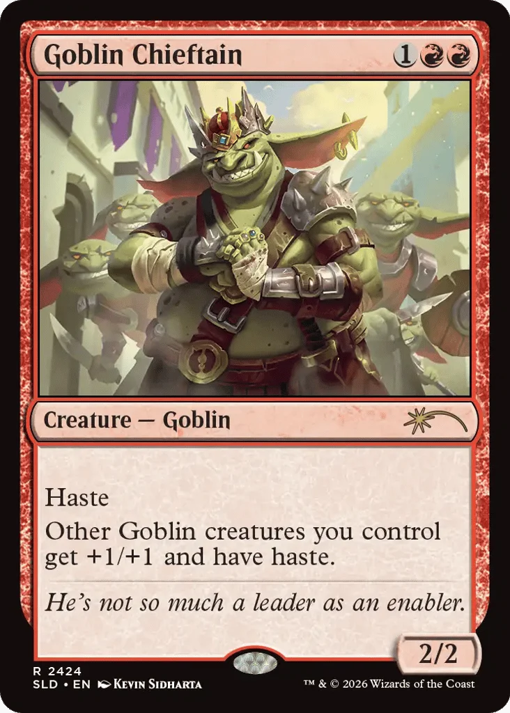 Goblin Chieftain · Secret Lair Drop