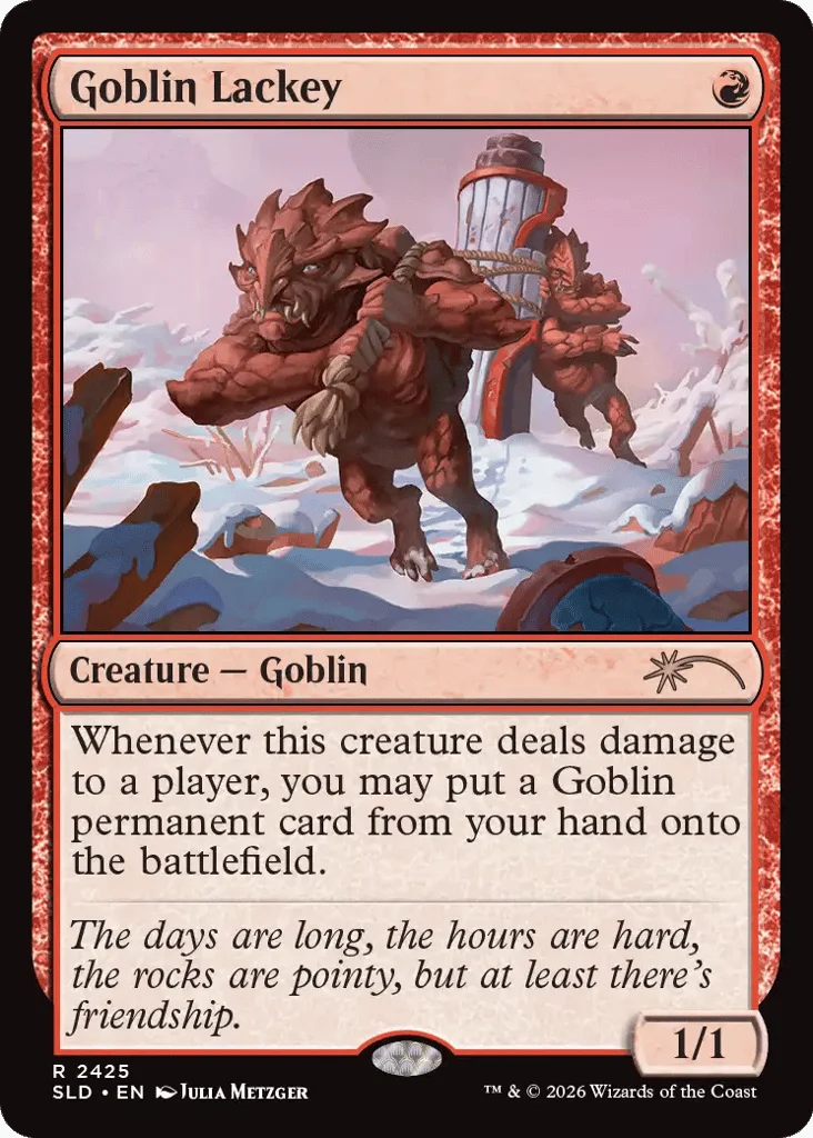 Goblin Lackey · Secret Lair Drop