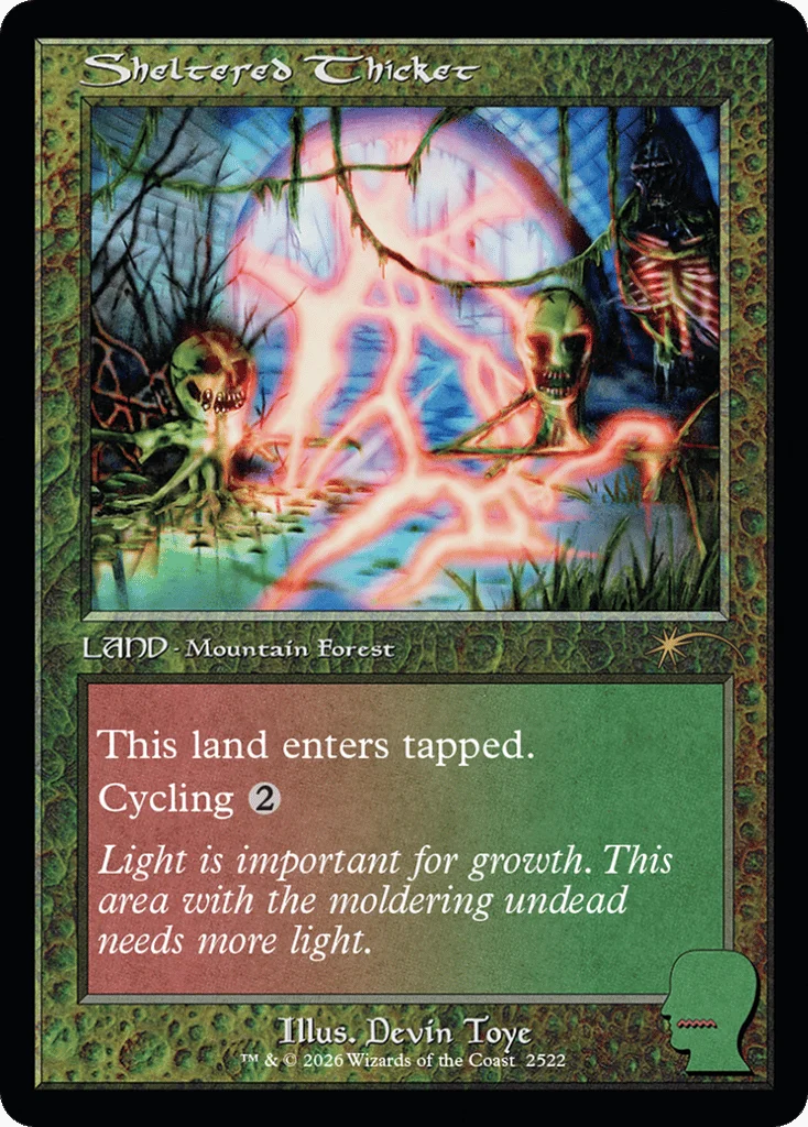 Sheltered Thicket · Secret Lair Drop