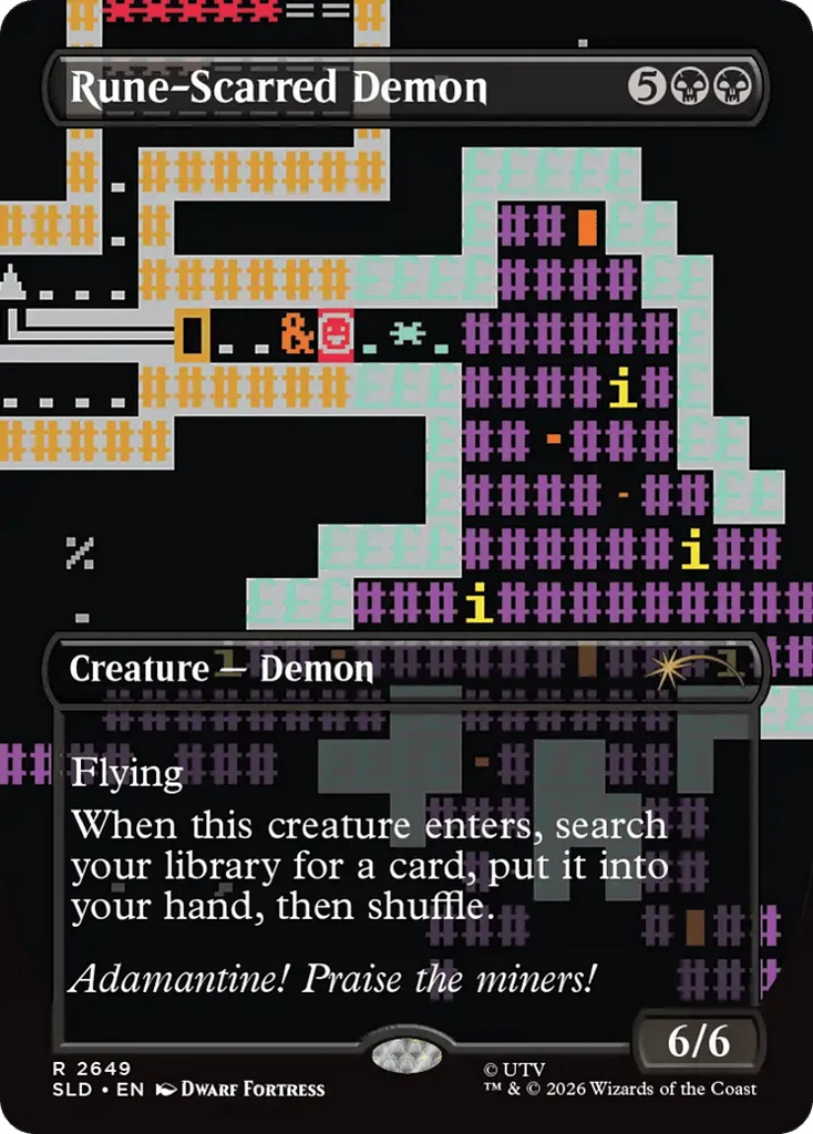 Rune-Scarred Demon · Secret Lair Drop