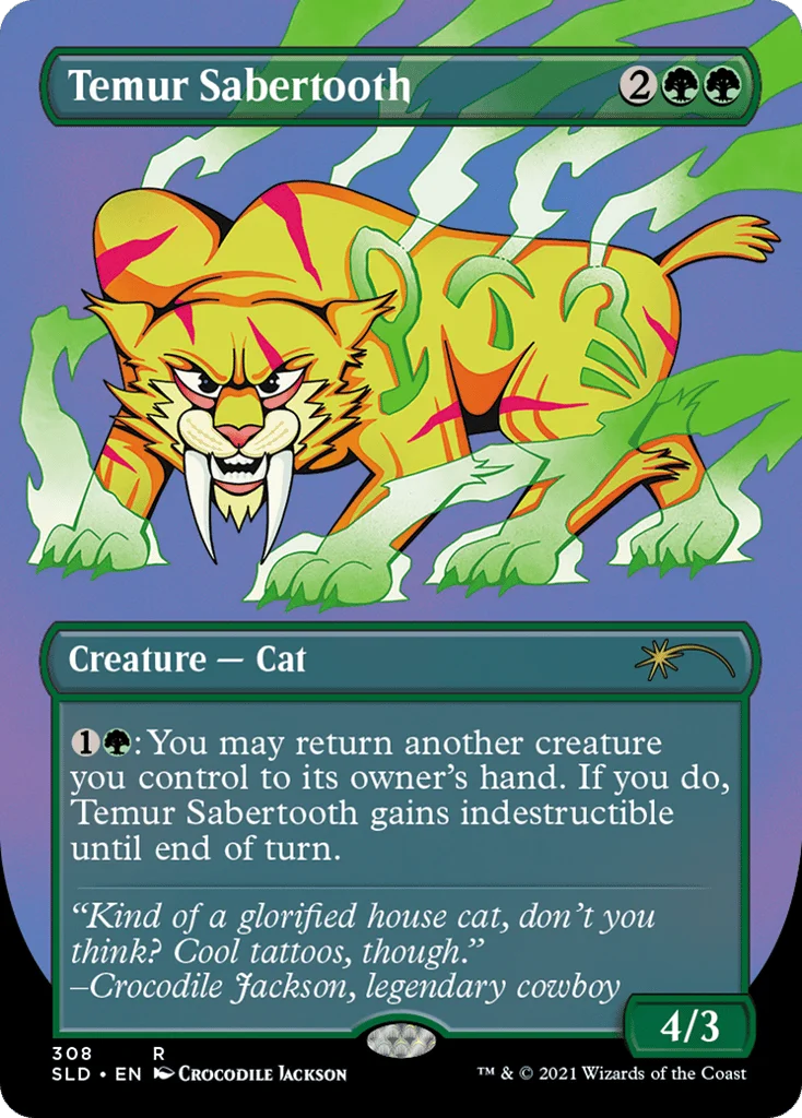Temur Sabertooth · Secret Lair Drop