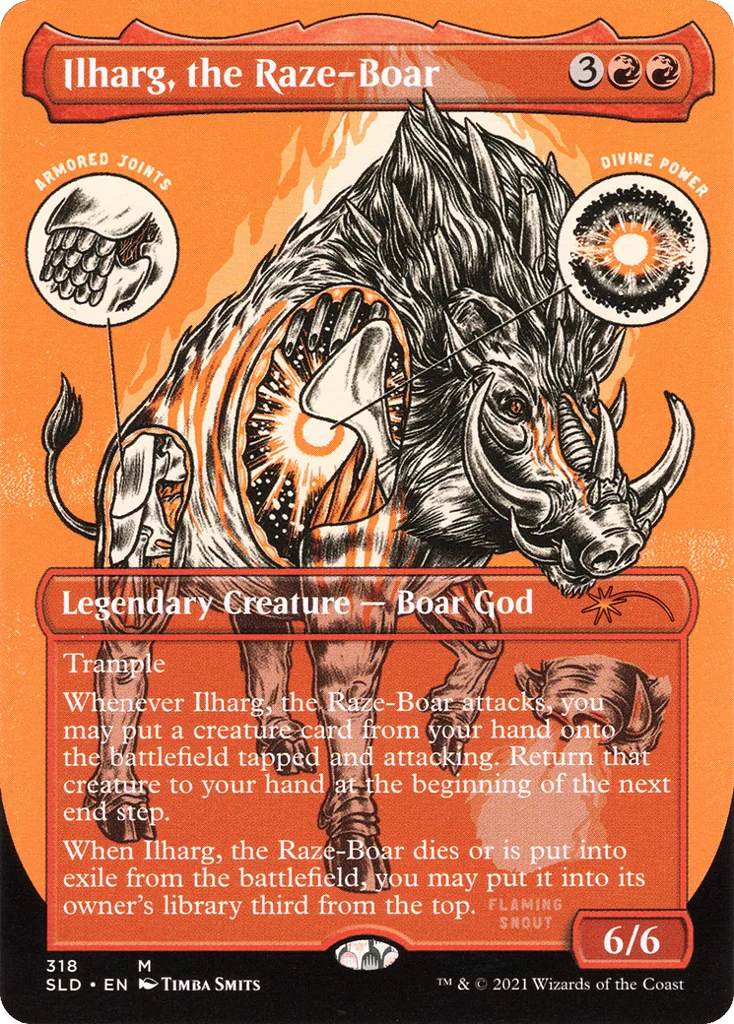Ilharg, the Raze-Boar · Secret Lair Drop
