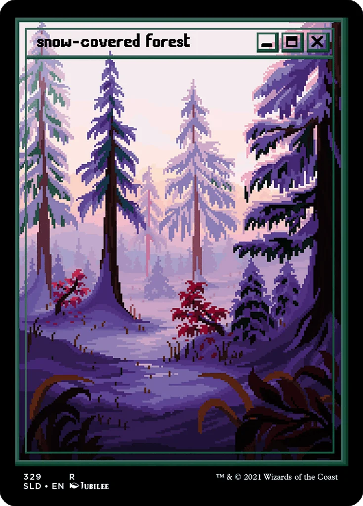 Snow-Covered Forest · Secret Lair Drop