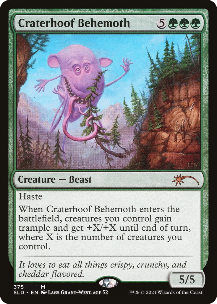 Craterhoof Behemoth · Secret Lair Drop