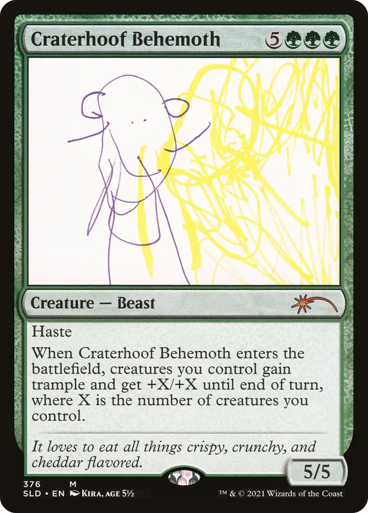 Craterhoof Behemoth · Secret Lair Drop
