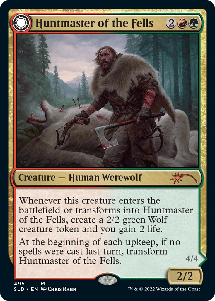 Huntmaster of the Fells // Ravager of the Fells · Secret Lair Drop