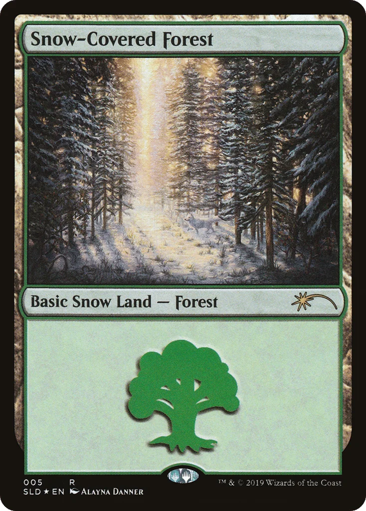 Snow-Covered Forest · Secret Lair Drop