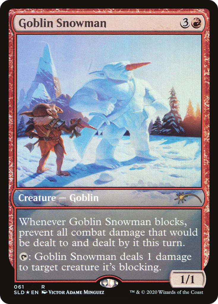 Goblin Snowman · Secret Lair Drop