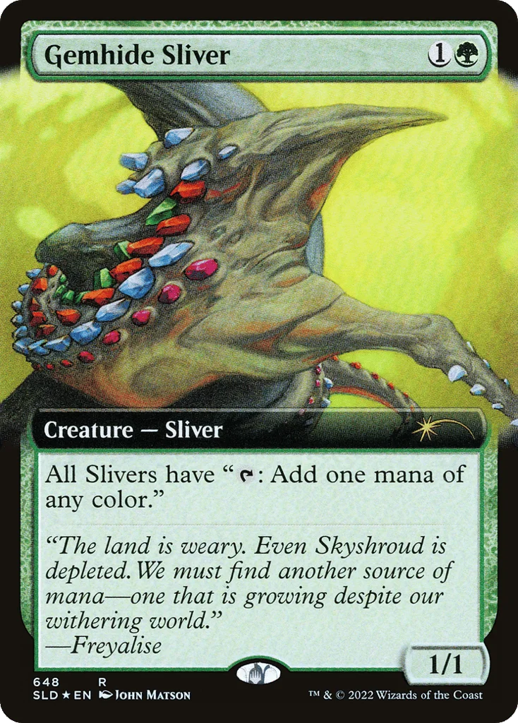Gemhide Sliver · Secret Lair Drop
