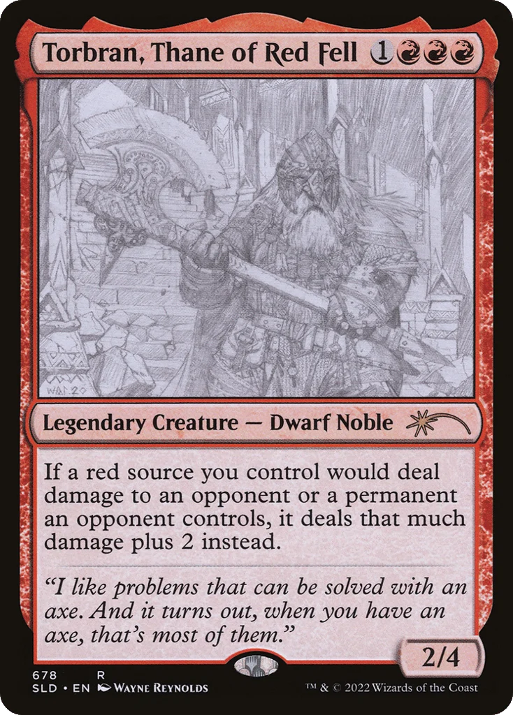 Torbran, Thane of Red Fell · Secret Lair Drop