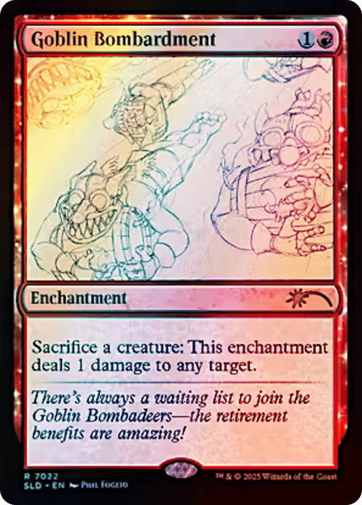 Goblin Bombardment · Secret Lair Drop