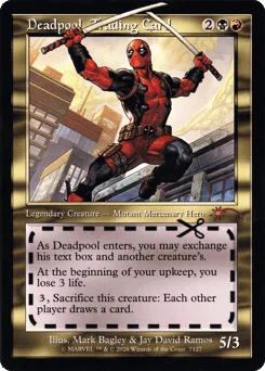 Deadpool, Trading Card
