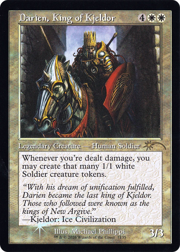 Darien, King of Kjeldor · Secret Lair Drop