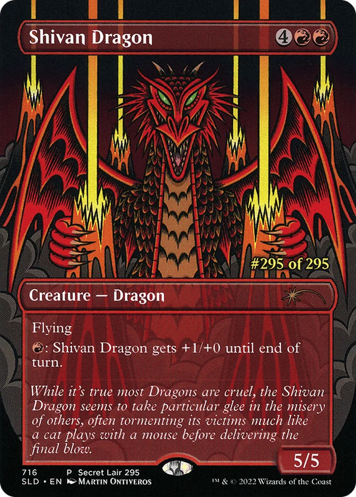 Shivan Dragon · Secret Lair Drop