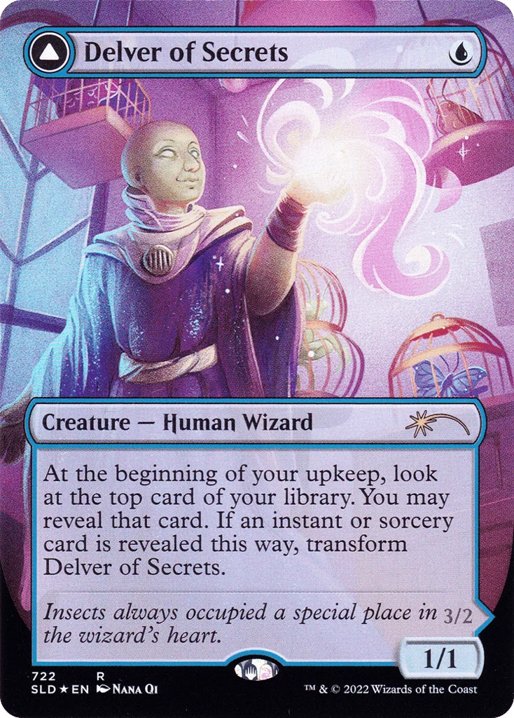 Delver of Secrets // Insectile Aberration · Secret Lair Drop