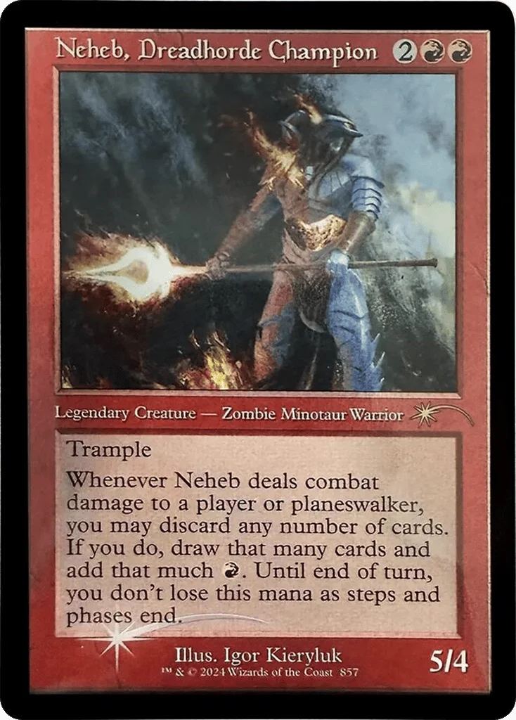 Neheb, Dreadhorde Champion · Secret Lair Drop