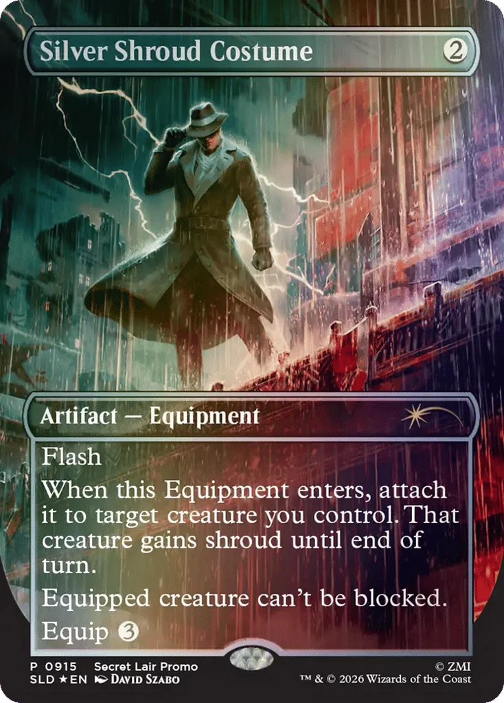 Silver Shroud Costume · Secret Lair Drop