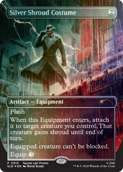 Silver Shroud Costume