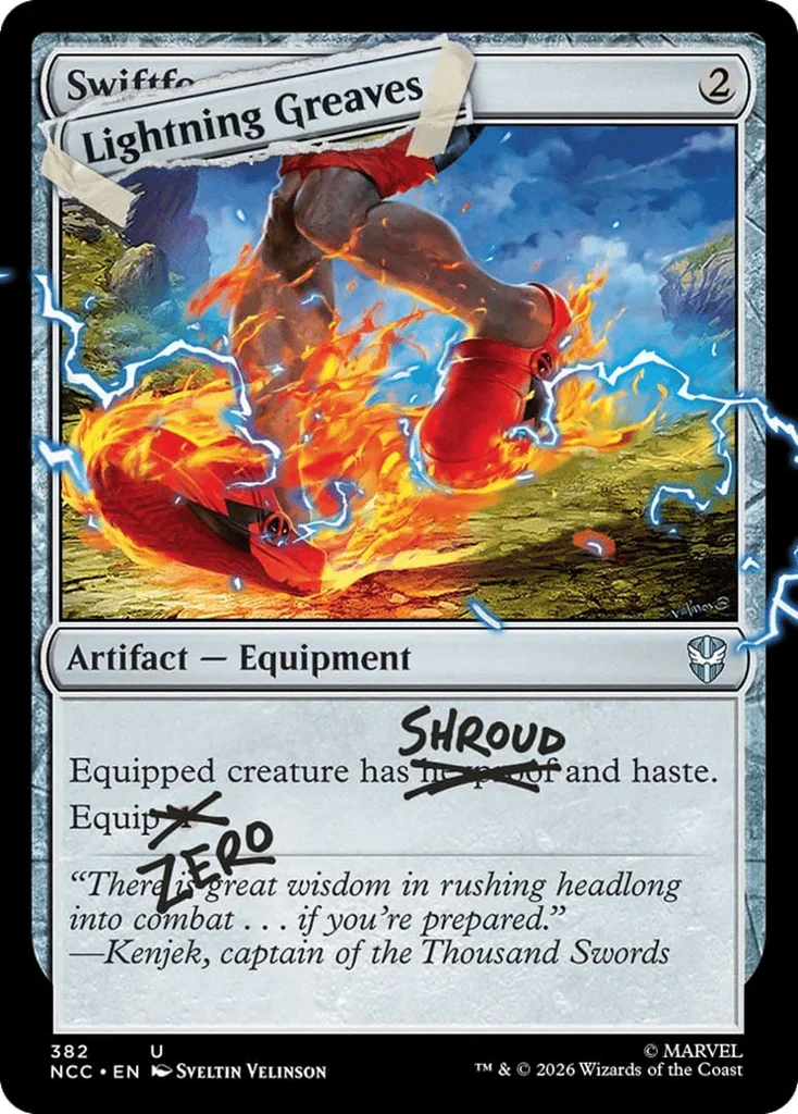 Lightning Greaves · Secret Lair Drop